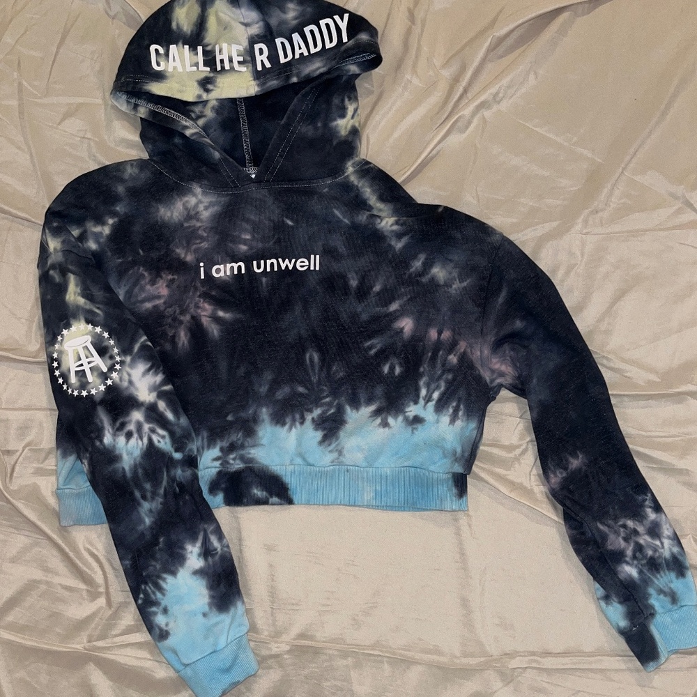 Barstool Sports “Call Her Daddy” Cropped Hoodie